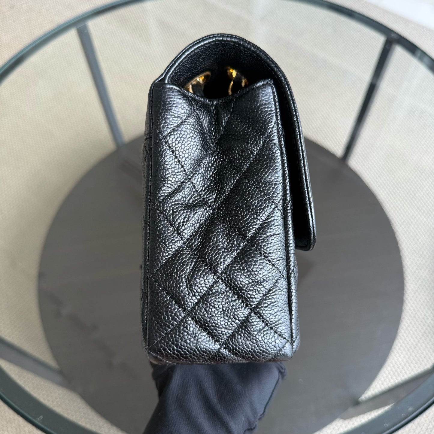 Sac à rabat bicolore saisonnier Kovancy de taille moyenne