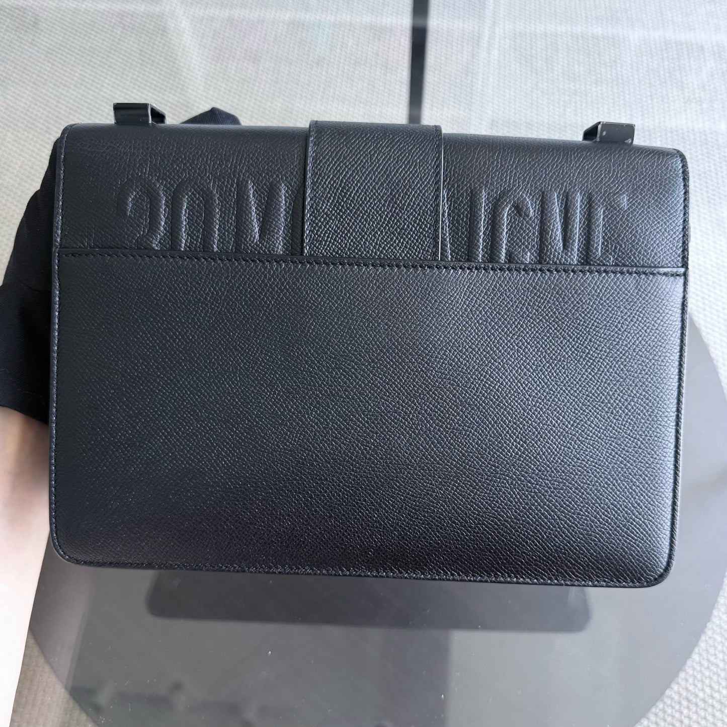 Kovancy 30 Montaigne 30 - Cuir de veau grainé tout noir