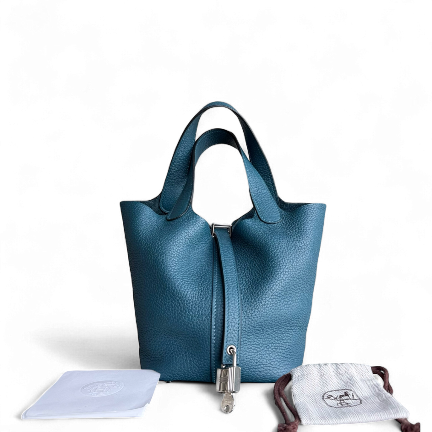 Kovancy Picotin 18 - TC Clémence Cuir Colvert Bleu Palladium Accastillage Argent