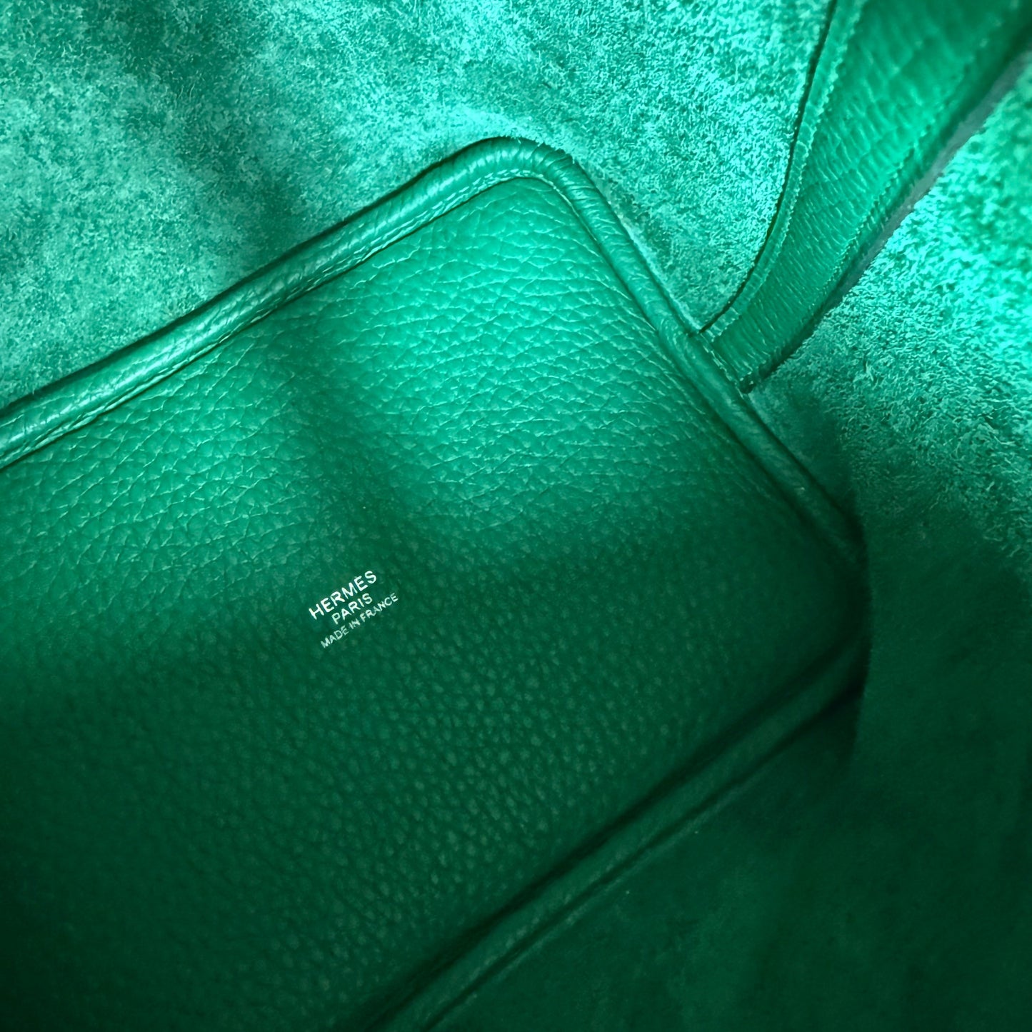 Kovancy Picotin 18 - Bambou Vert Vertigo Cuir Clémence Matériel Argent
