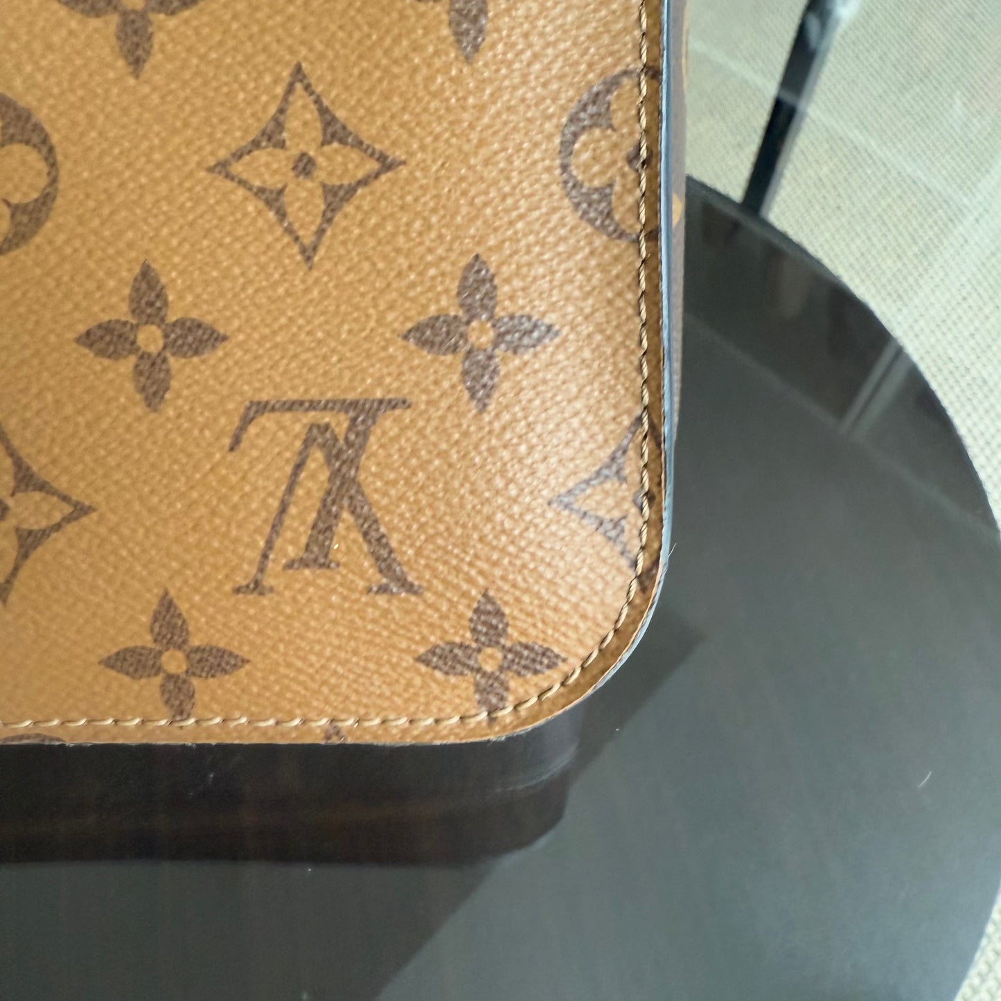 Kovancy Pochette Metis - Toile Monogram inversée Matériel doré