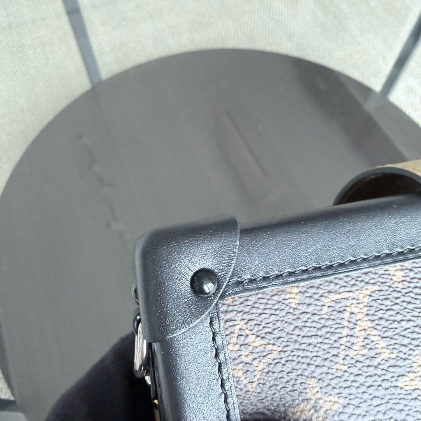 LVT Petite Malle shoulder bag - Monogram canvas box, limited edition