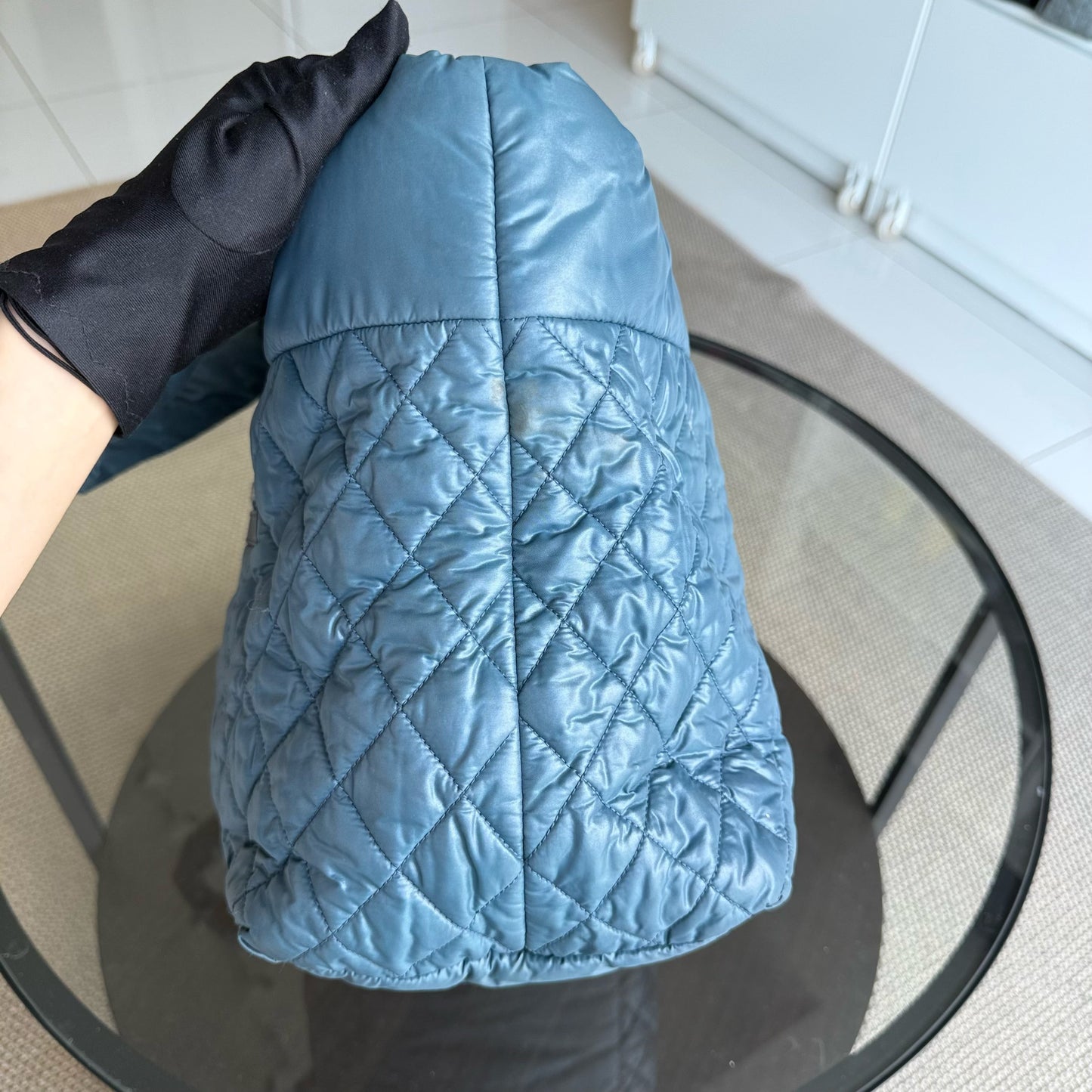 Kovancy Sac fourre-tout en nylon matelassé
