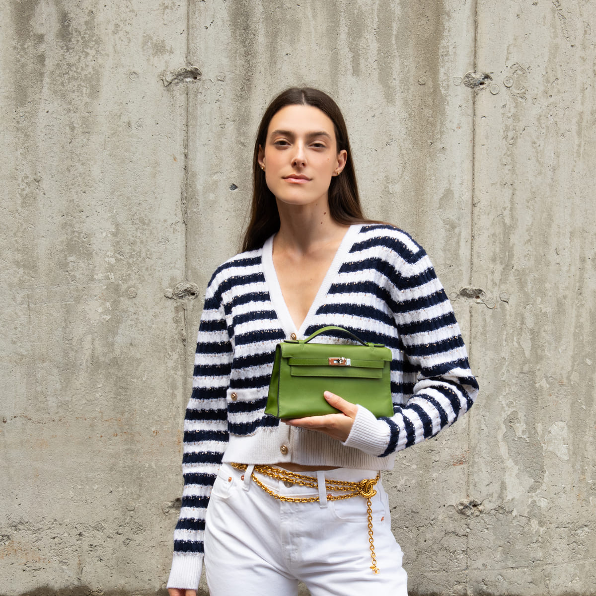 HMS Green Lawn Swift Kelly Clutch