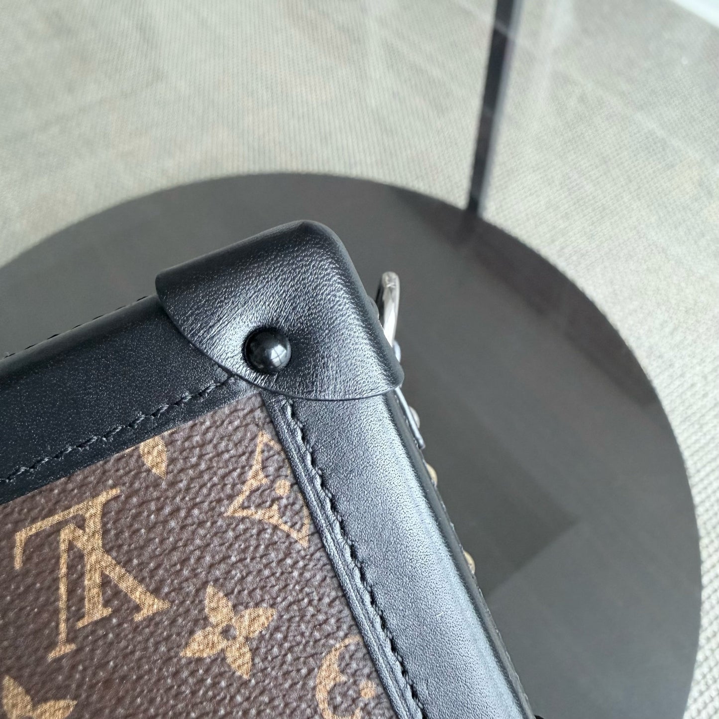 LVT Petite Malle shoulder bag - Monogram canvas box, limited edition