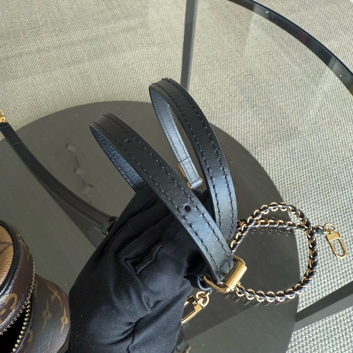 LVT Vanity Chain Pouch Monogram