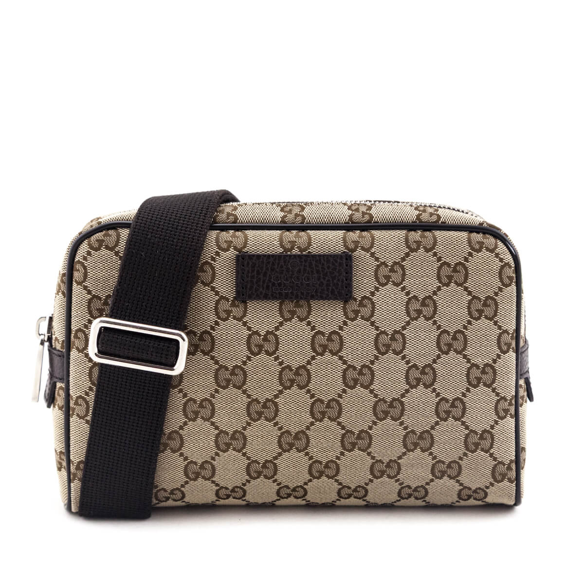 Kovancy Beige GG Canvas Belt Bag