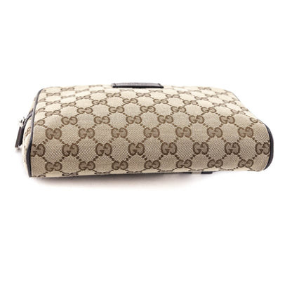 Beige Canvas Belt Bag