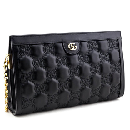 Black Calfskin Matelasse