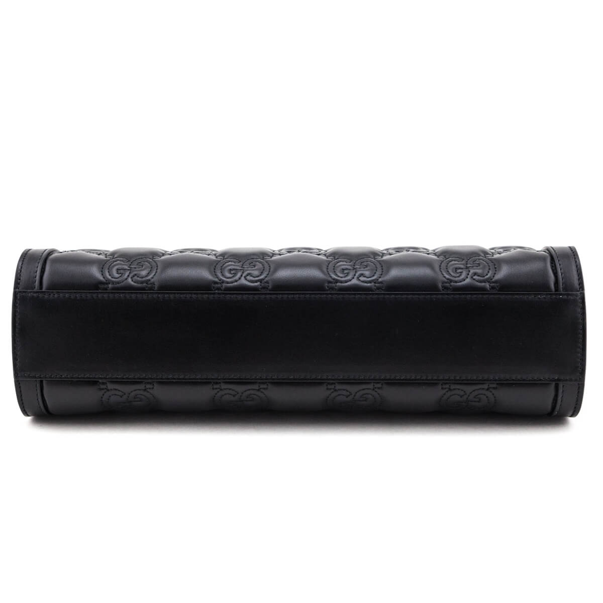 Kovancy Black Calfskin GG Matelasse Medium Slim Chain Shoulder Bag