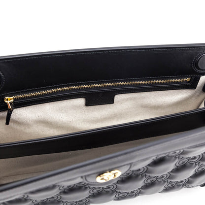 Black Calfskin Matelasse