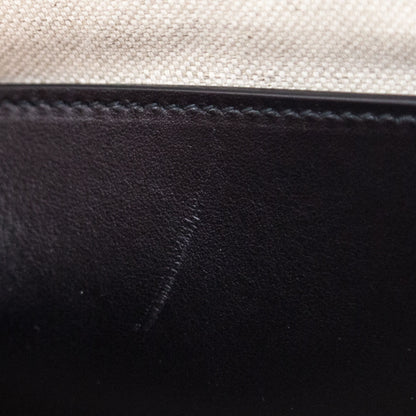 Black Calfskin Matelasse