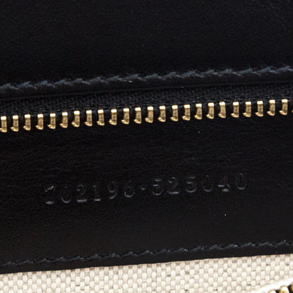 Black Calfskin Matelasse