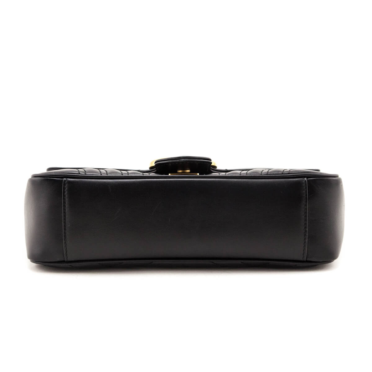 Kovancy Black Calfskin Matelasse Small GG Marmont Shoulder Bag
