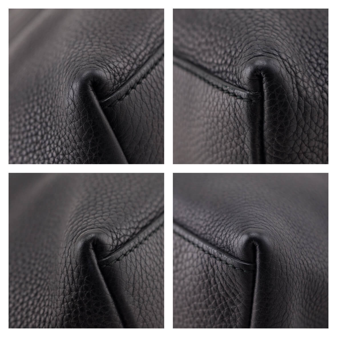 Kovancy Black Pebbled Calfskin Medium Soho Chain Shoulder Bag