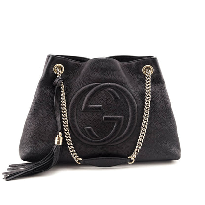 Black Pebbled Calfskin