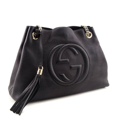 Black Pebbled Calfskin