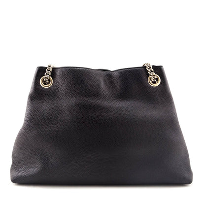 Black Pebbled Calfskin