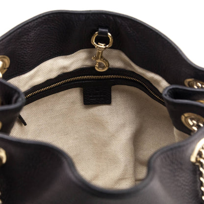 Black Pebbled Calfskin