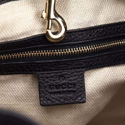 Black Pebbled Calfskin