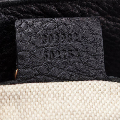 Black Pebbled Calfskin