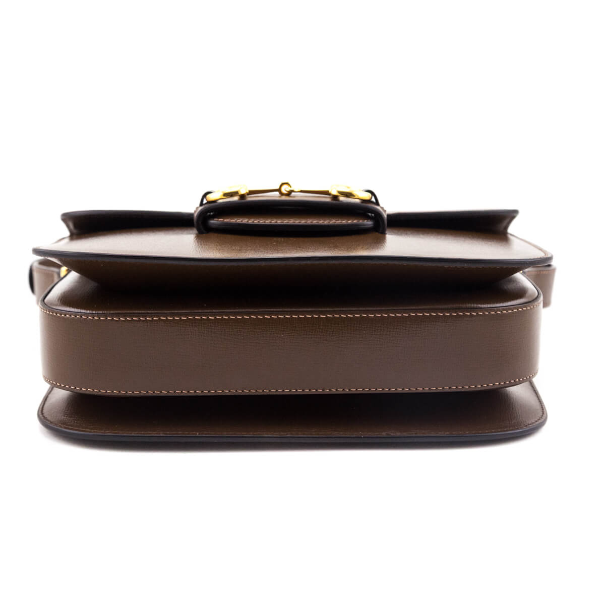 Kovancy Brown Sugar Azalea Calfskin Horsebit 1955 Shoulder Bag