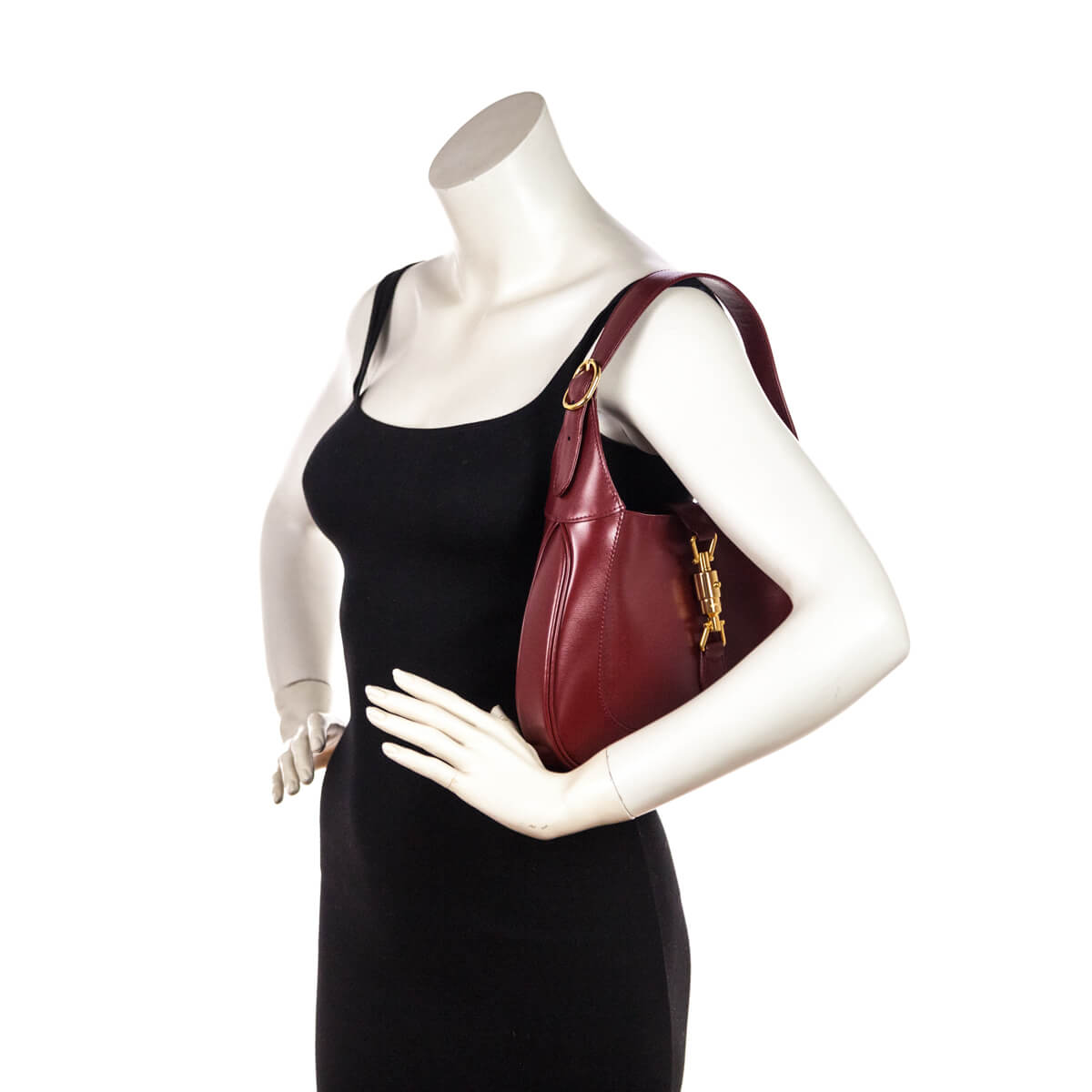 Kovancy Cherry Red Calfskin Small Jackie 1961 Hobo
