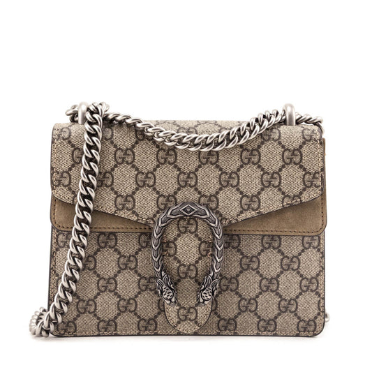 Kovancy GG Supreme Monogram Mini Dionysus Shoulder Bag