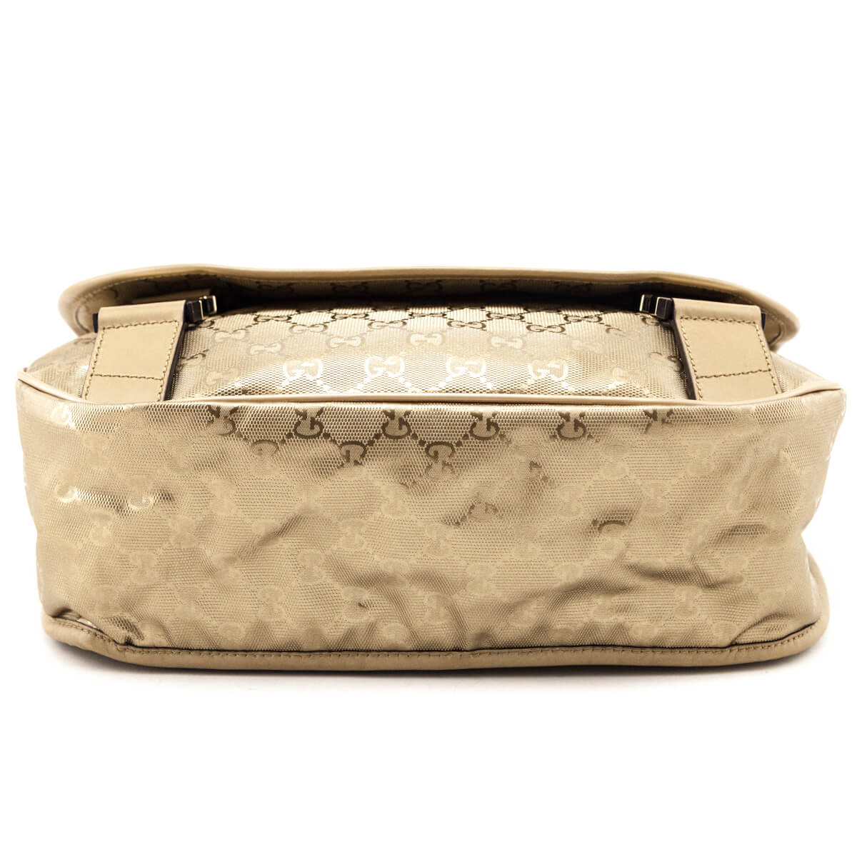 Kovancy Gold Imprime Monogram Messenger Bag