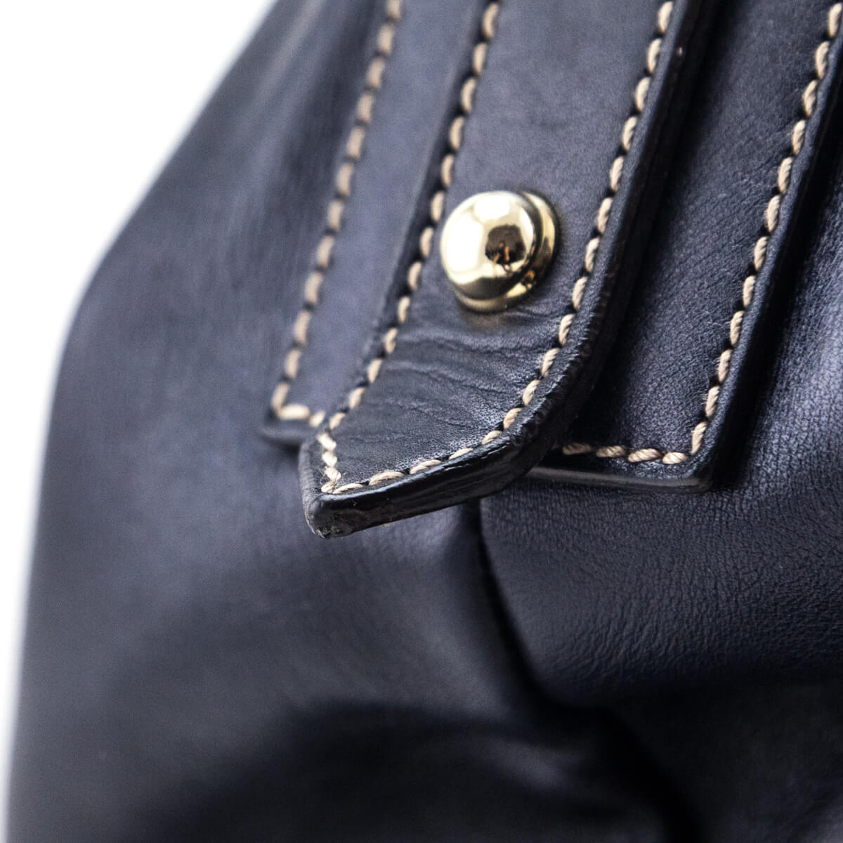 Kovancy Navy Horsebit Large Hobo