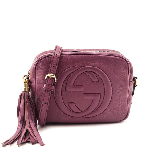 Kovancy Peonia Pebbled Calfskin Soho Disco Crossbody