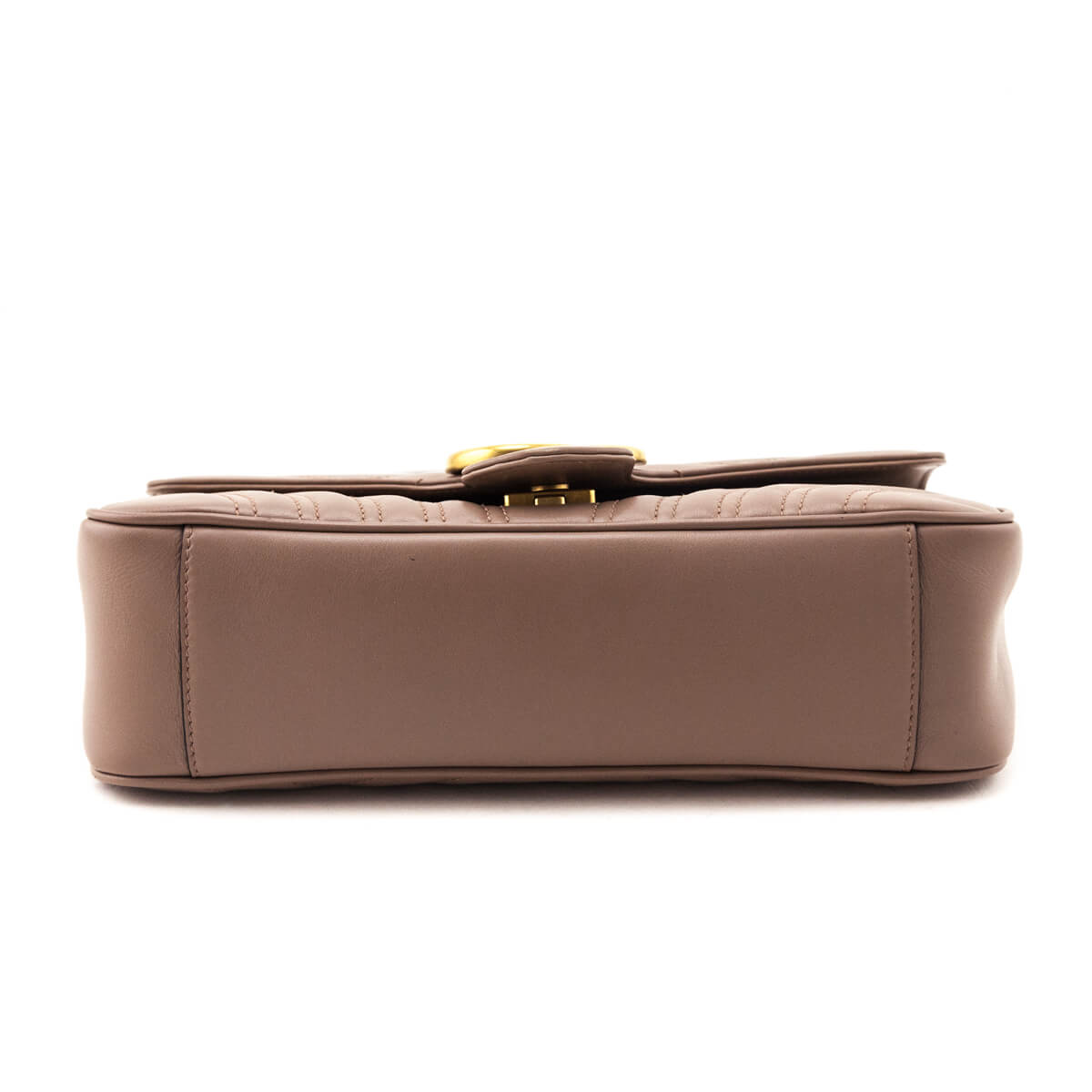 Kovancy Porcelain Rose Calfskin Matelasse Small GG Marmont Shoulder Bag