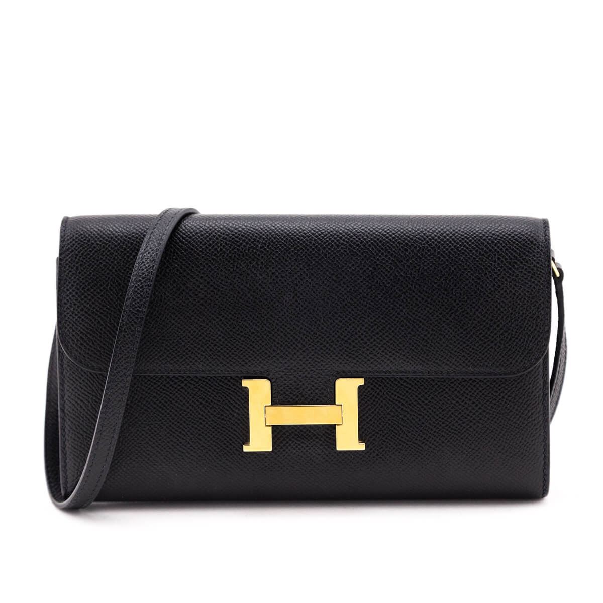 Kovancy Black Epsom Constance Long To Go Wallet