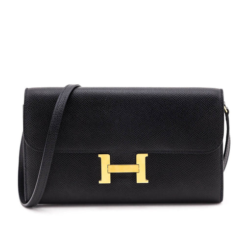 Kovancy Black Epsom Constance Long To Go Wallet