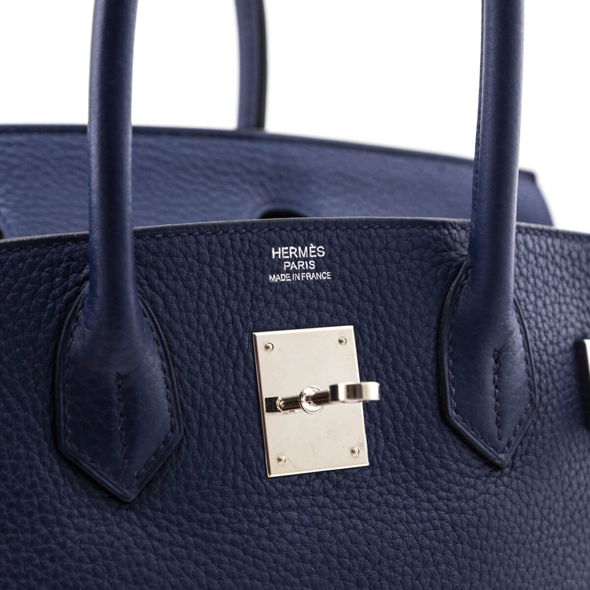 Kovancy Bleu Saphir Taurillon Clemence Birkin 30