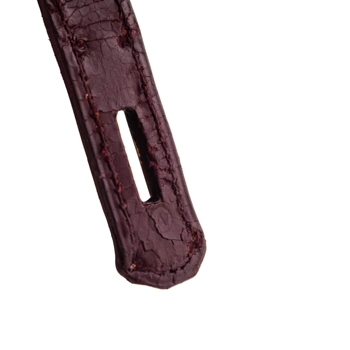 Hermès Burgundy Box Vintage Kelly 32 Retourne