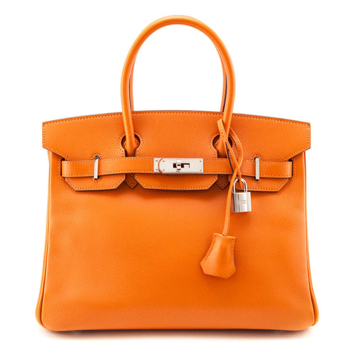 Kovancy Orange Epsom Birkin 30
