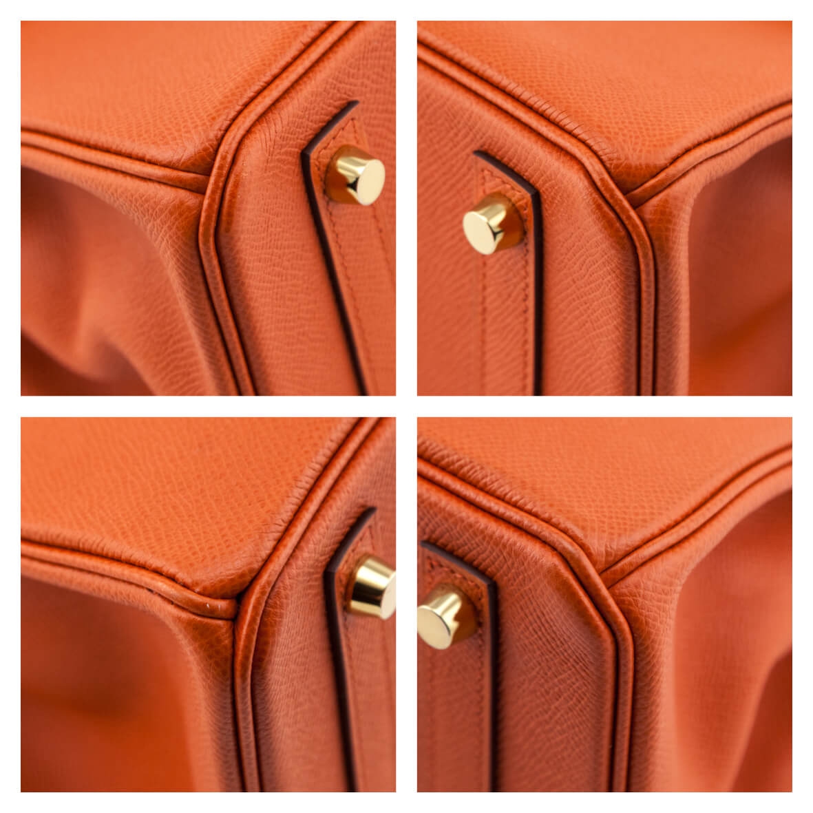 Kovancy Orange Terre Battue Epsom Birkin 30