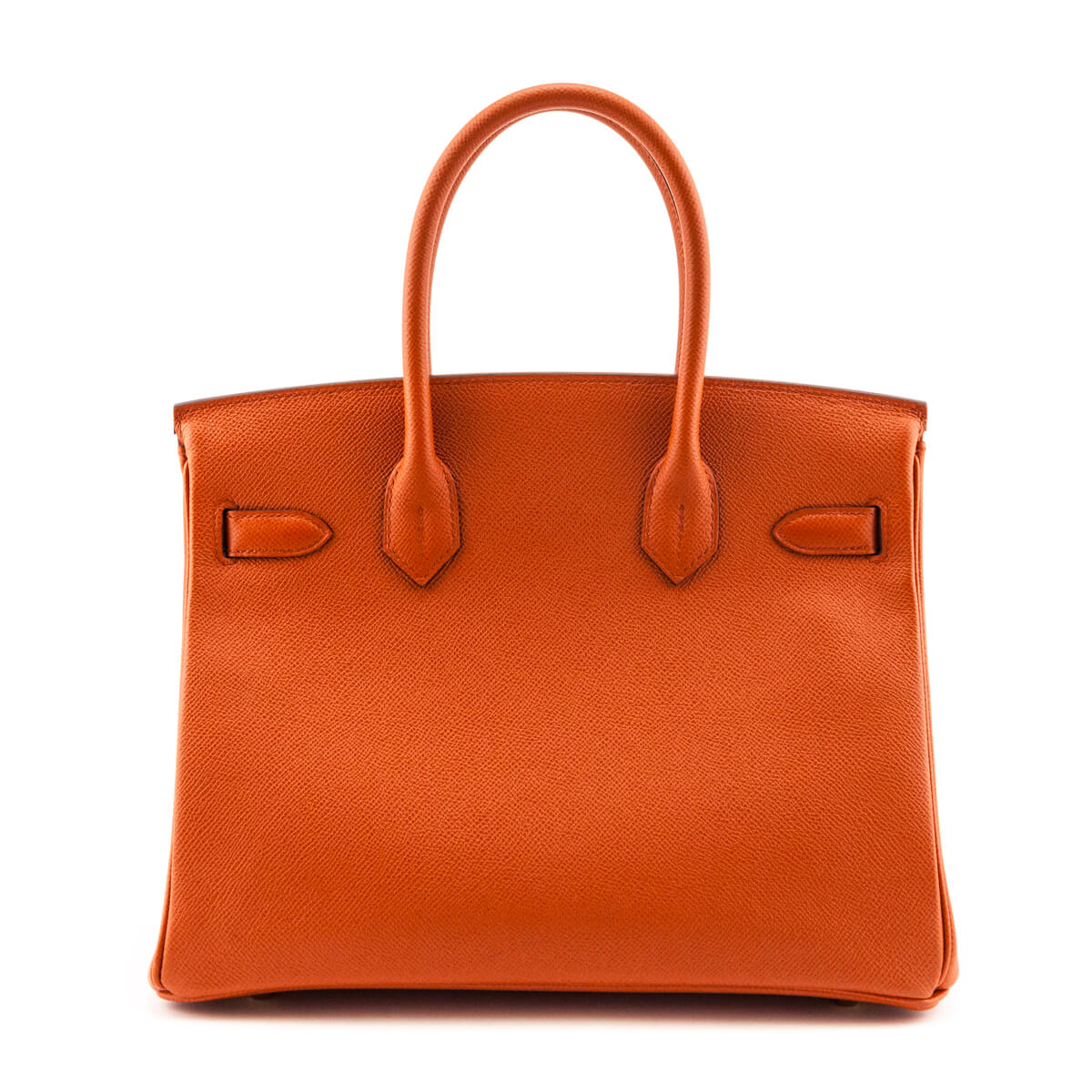 Kovancy Orange Terre Battue Epsom Birkin 30
