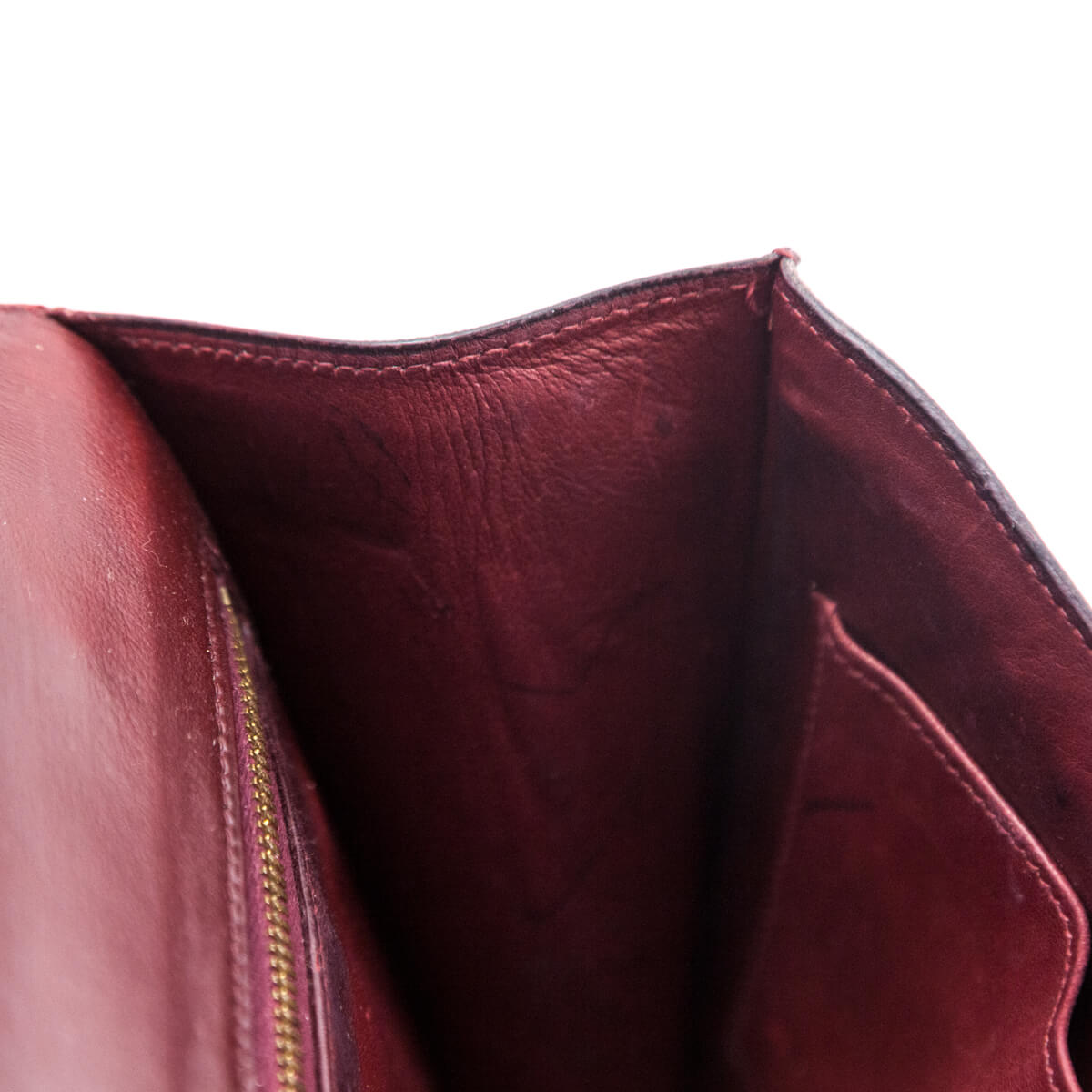 Hermès Red H Box Calf Vintage Constance 23