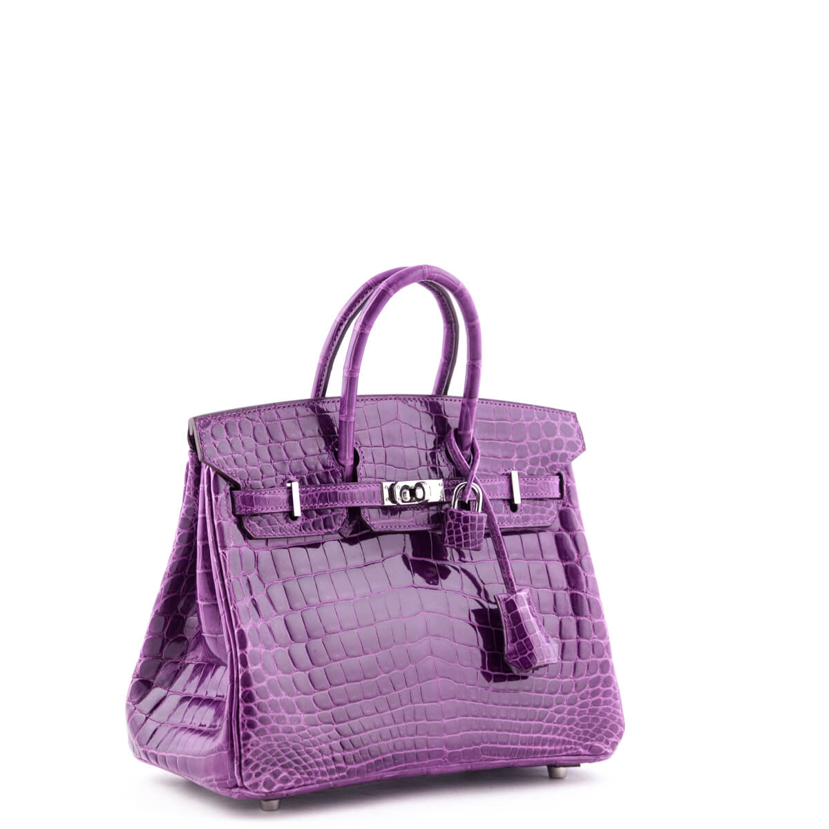 Kovancy Violet Niloticus Crocodile Birkin 25