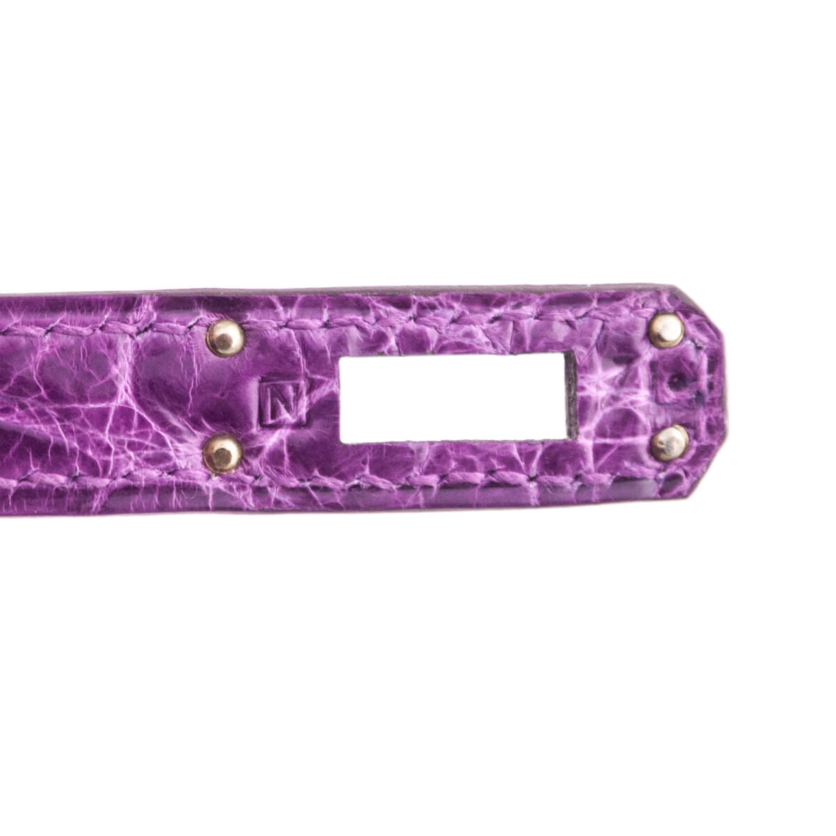 Kovancy Violet Niloticus Crocodile Birkin 25