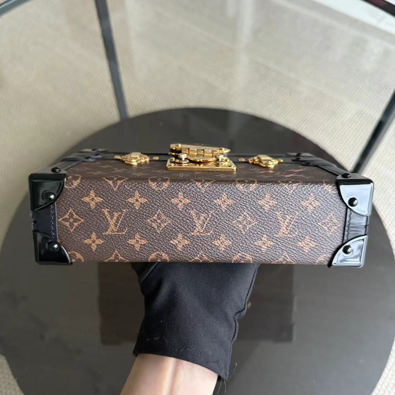 LVT Petite Malle - Monogram Box Shoulder Bag