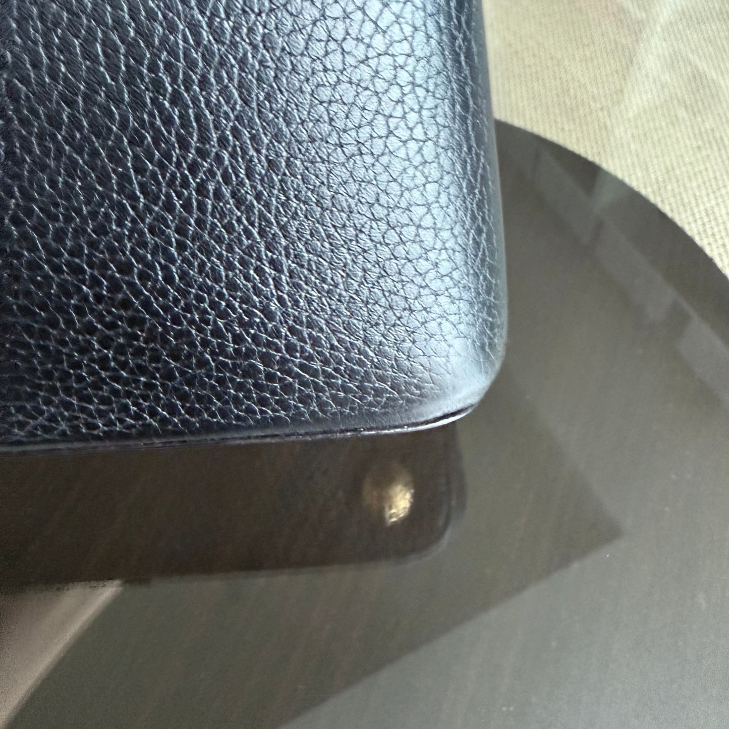 LVT Capucines BB - Black Taurillon Grained Calfskin Gold-tone Hardware