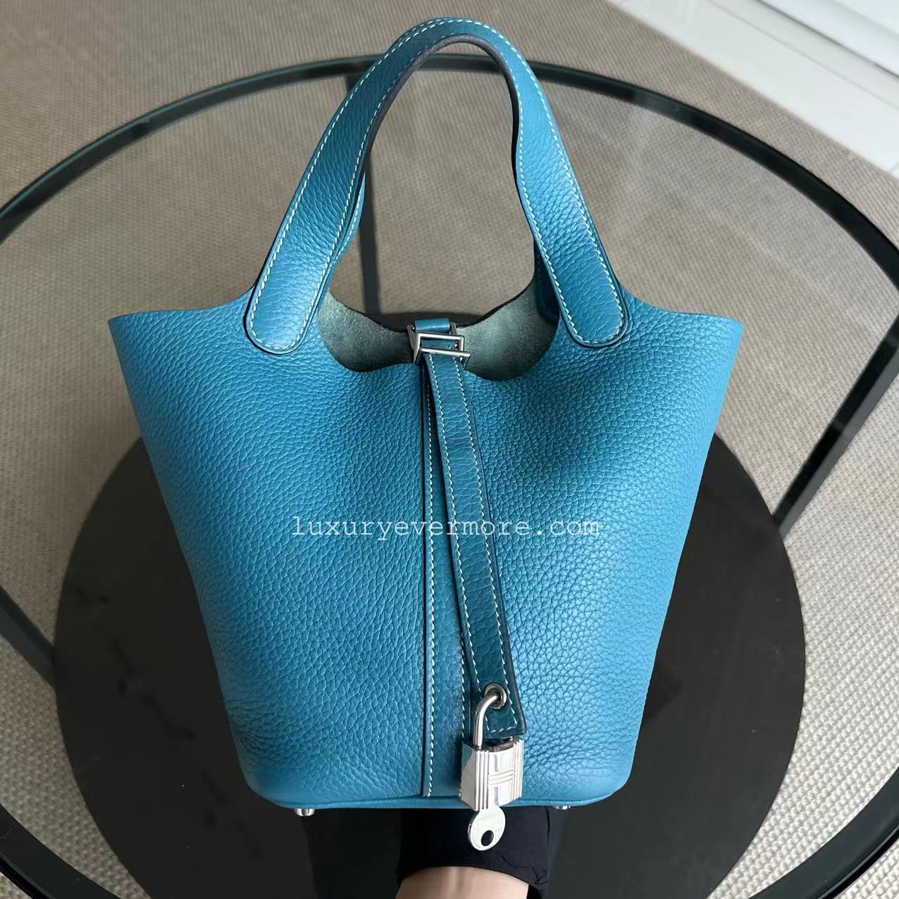 Kovancy Picotin 18 - Bleu Jean Mauve Pâle Square Quincaillerie R TC Clémence Silver