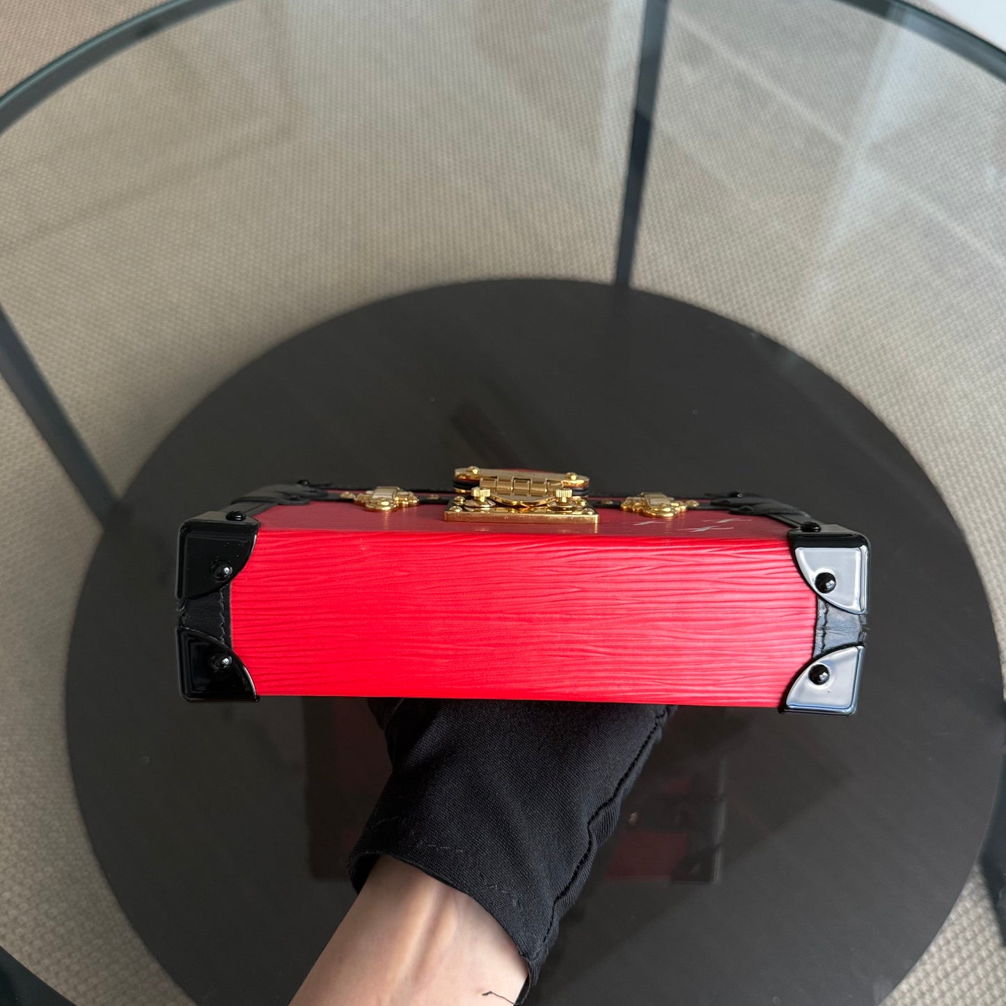 LVT Petite Malle - EPI Leather Red Gold Hardware