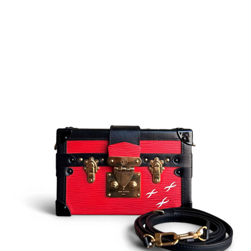 LVT Petite Malle - EPI Leather Red Gold Hardware