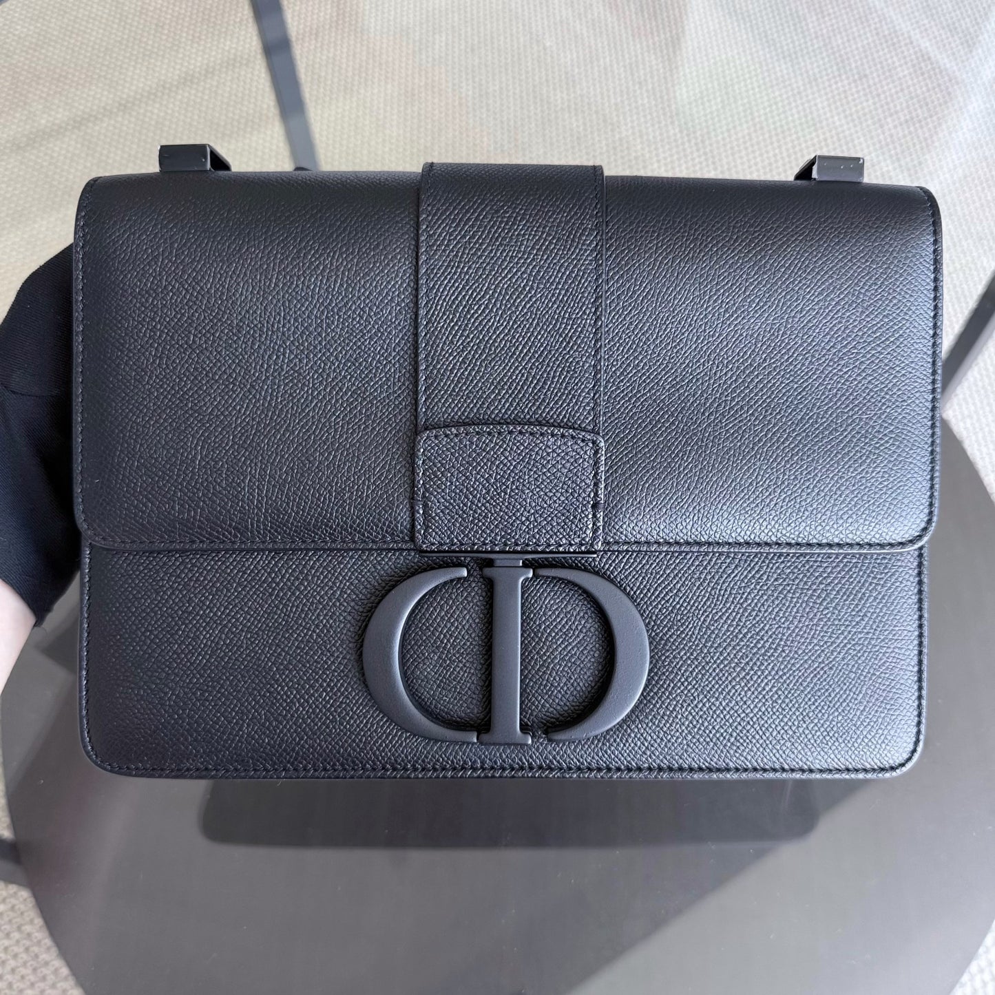 Kovancy 30 Montaigne 30 - Cuir de veau grainé tout noir
