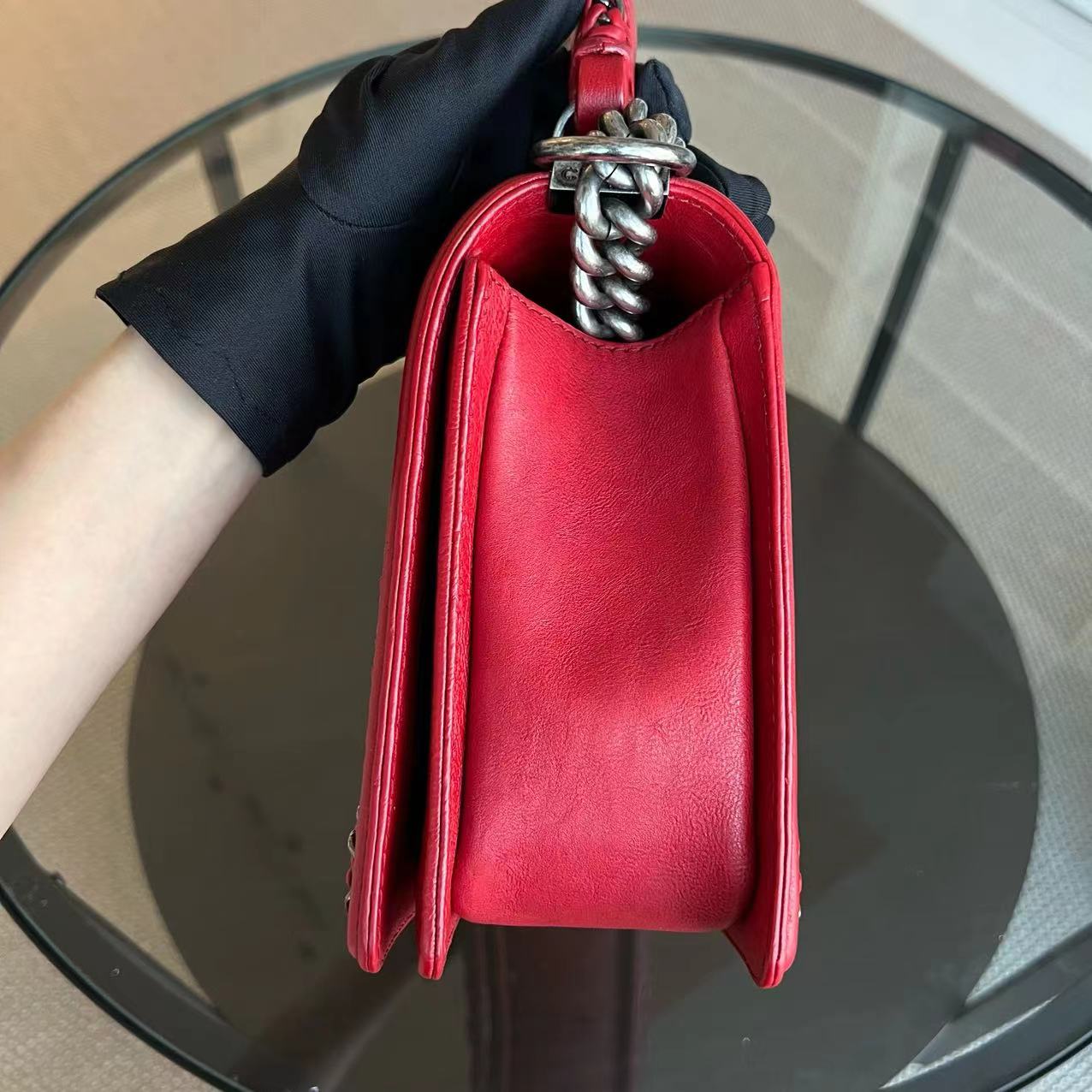 Kovancy Cuir de veau Boy Manche Neuf Medium