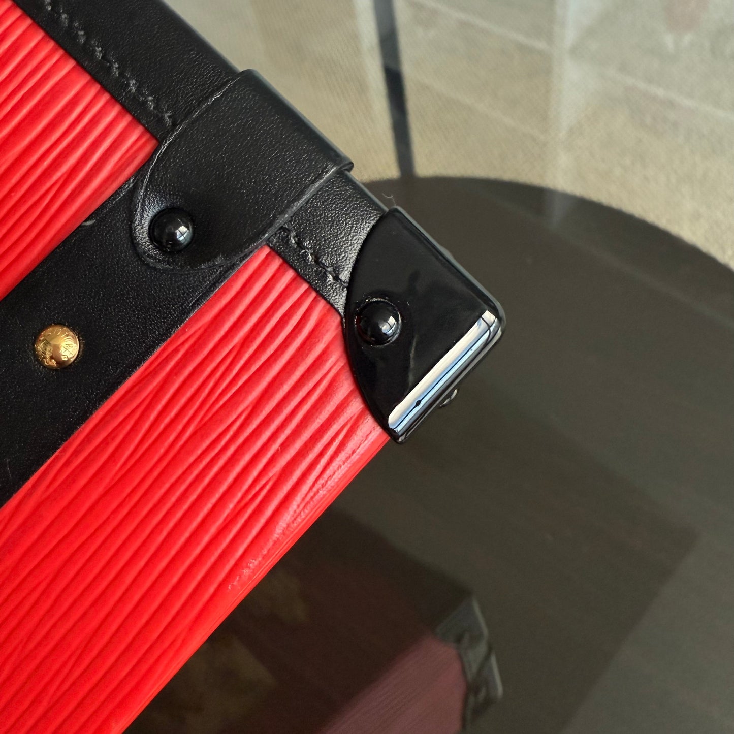 LVT Petite Malle - EPI Leather Red Gold Hardware